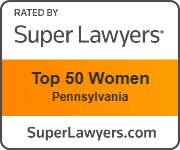 Rated by Super Lawyers | Top 50 Women Pennsylvania | SuperLawyers.com
